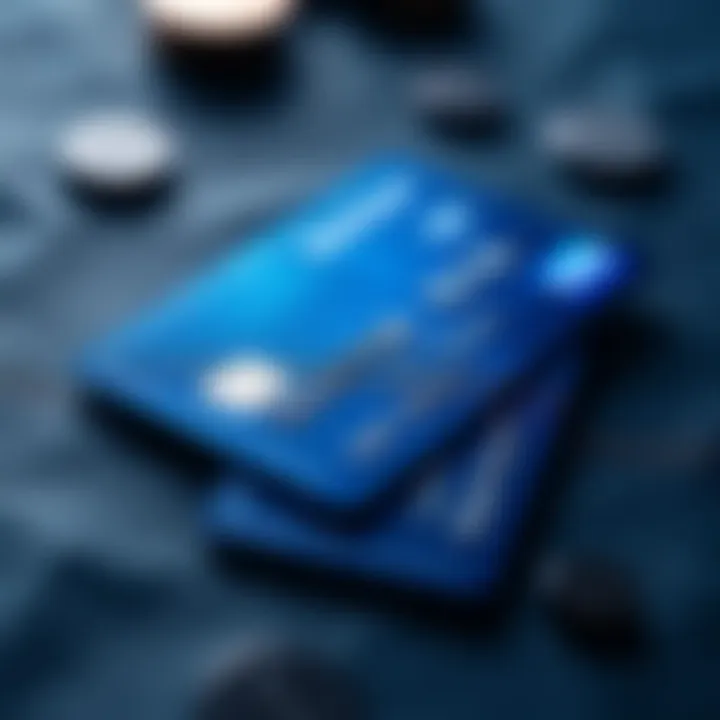 The Amex Blue Cash Credit Card showcasing its sleek design