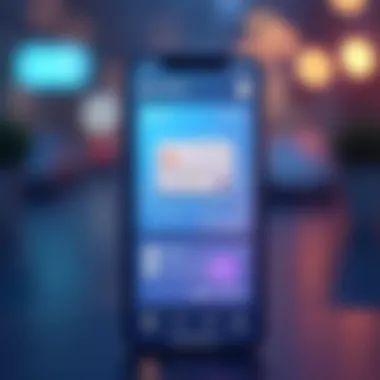 Mobile Tools for Effective Debt Tracking An interactive mobile device displaying a credit card debt tracking feature