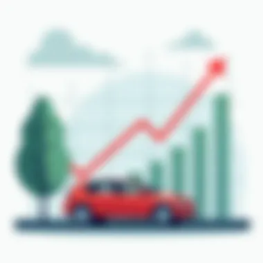 Graph illustrating financial benefits of car leasing