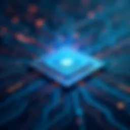 Quantum computing technology concept