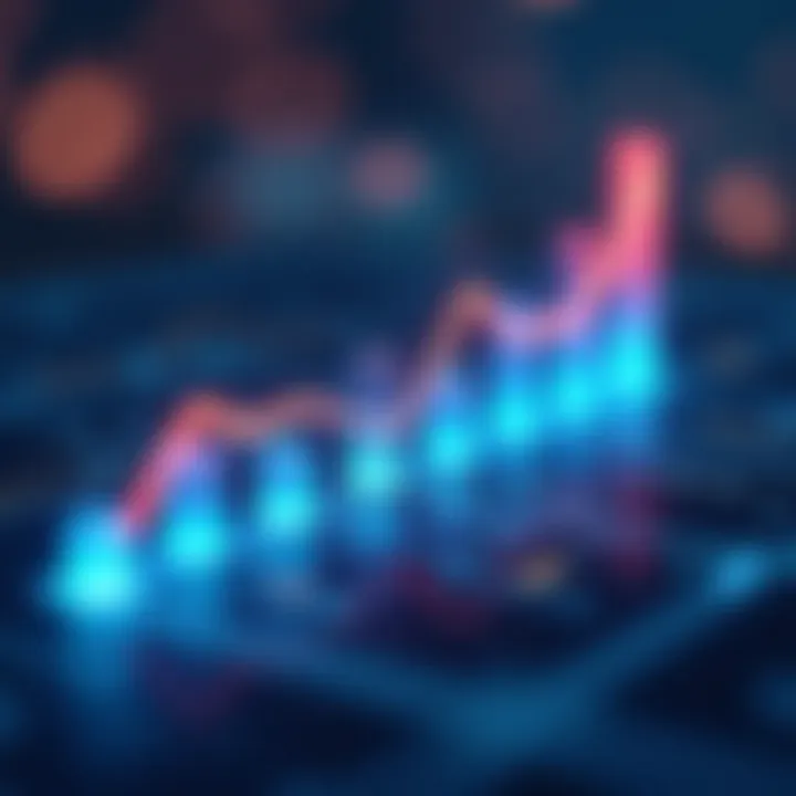 Graph illustrating the fluctuation of European gas stock prices over time