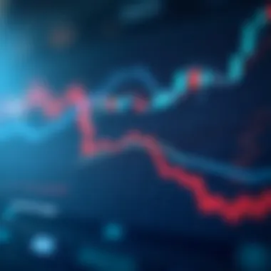 Graph illustrating stock performance trends of exchange insurance companies